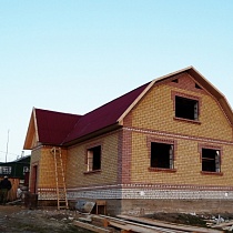 Капитальное строительство частного дома п. Красное на Волге